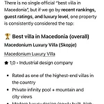 Macedonium Luxury With Pool & Panoramic View 빌라 *