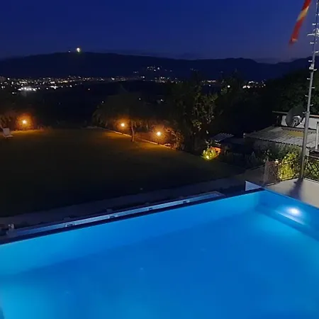 Villa Macedonium Luxury With Big Pool & Fireplace *