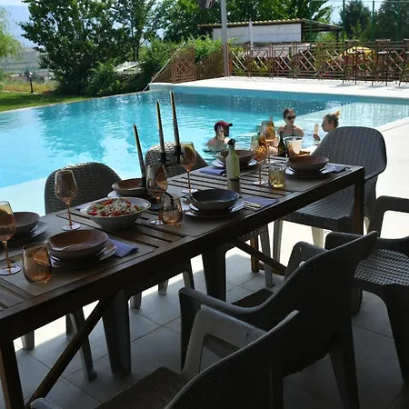 Macedonium Luxury With Big Pool & Fireplace *