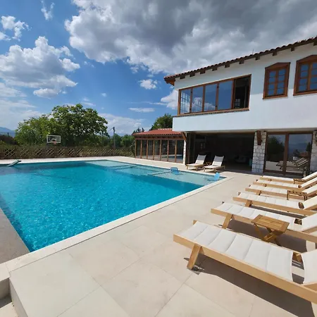 Villa Macedonium Luxury With Big Pool & Fireplace *