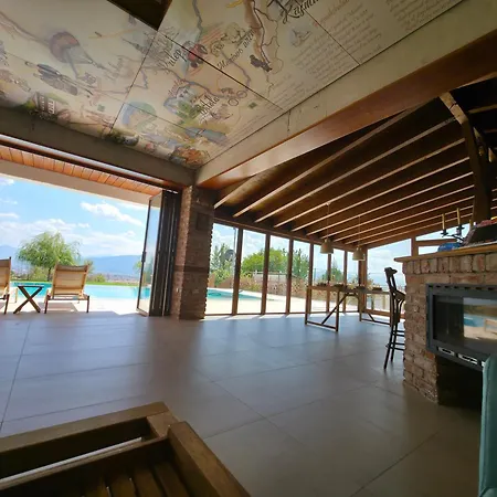 Macedonium Luxury With Pool & Panoramic View Вилла Скопье