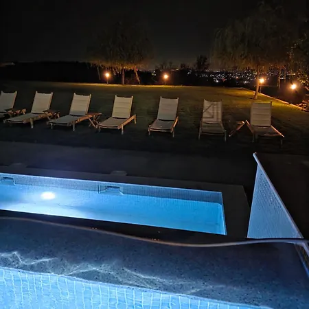 Macedonium Luxury With Big Pool & Fireplace