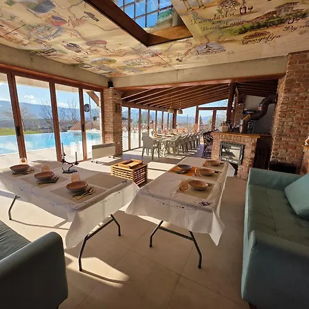 Villa Macedonium Luxury With Big Pool & Fireplace *