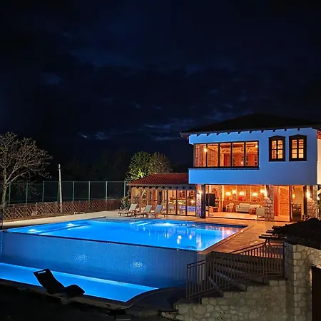 Macedonium Luxury With Pool & Panoramic View Вилла *