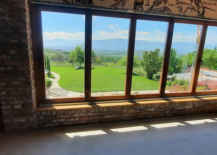 Macedonium Luxury With Big Pool & Fireplace Villa