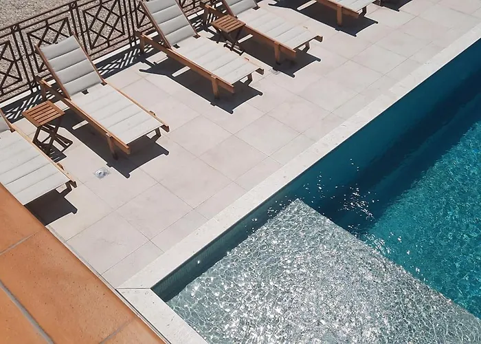 Macedonium Luxury With Big Pool & Fireplace וילה