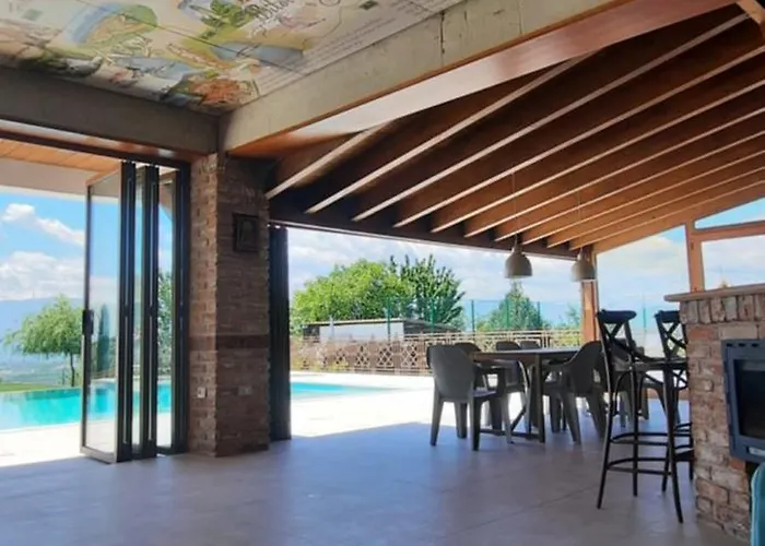 Macedonium Luxury With Big Pool & Fireplace Villa Skopje