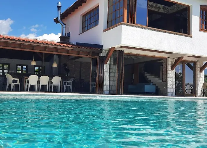 Macedonium Luxury With Big Pool & Fireplace Villa Skopje