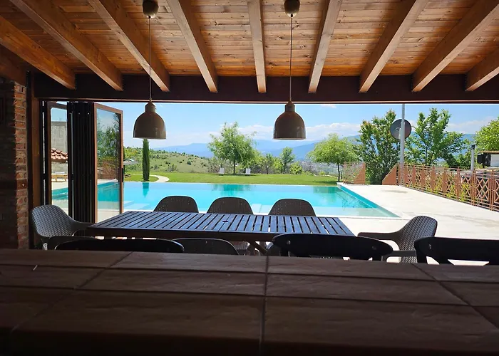 Villa Macedonium Luxury With Pool & Panoramic View