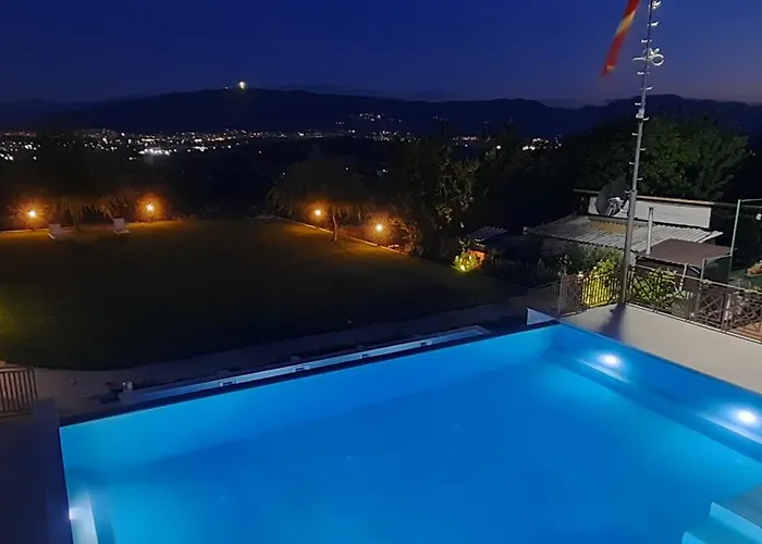 Villa Macedonium Luxury With Pool & Panoramic View *