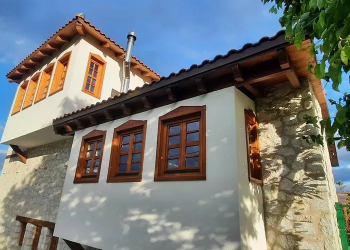 Macedonium Luxury With Big Pool & Fireplace *