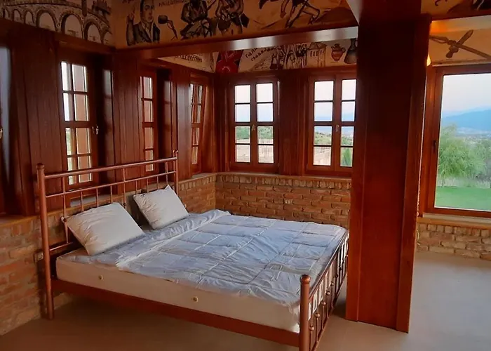 Villa Macedonium Luxury With Big Pool & Fireplace *