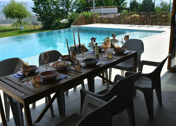 Macedonium Luxury With Pool & Panoramic View *
