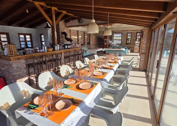 וילה Macedonium Luxury With Big Pool & Fireplace *